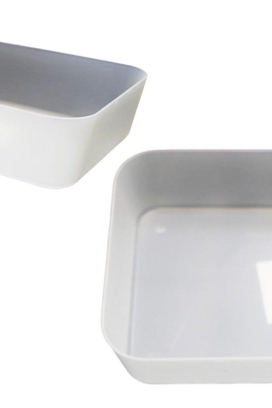 Compact Plastic Cutlery Drawer Organizer Box 18 x 13 x 45cm
