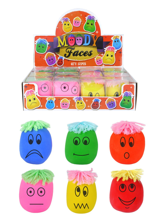 Funny Smiley Face Stress Squishy Balls Set Stress Relief Toy