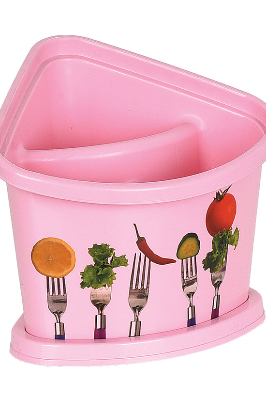 Colorful Plastic Silverware Cutlery Holder Assorted Designs TA320