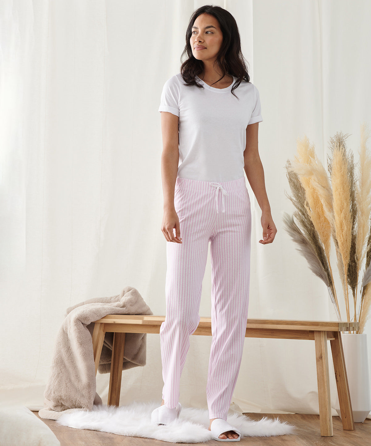 Soft Cotton Womens Pyjama Set with Matching Bag