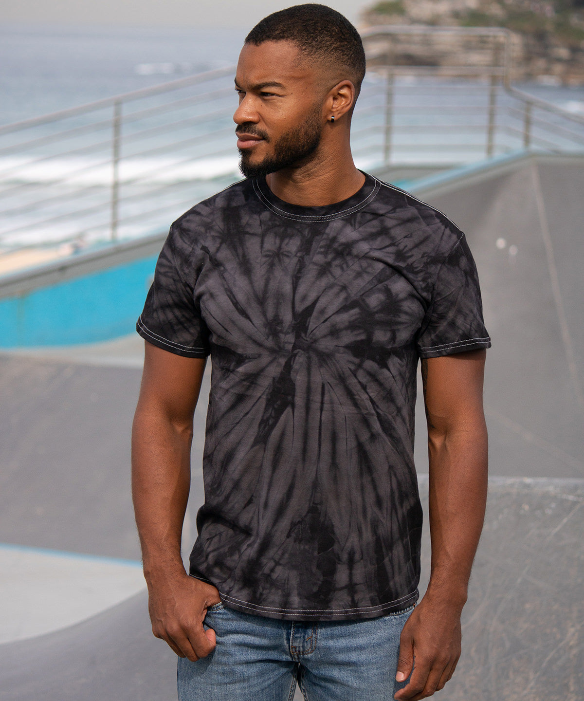 HandDyed Colortone Tonal Spider T TShirts for Men
