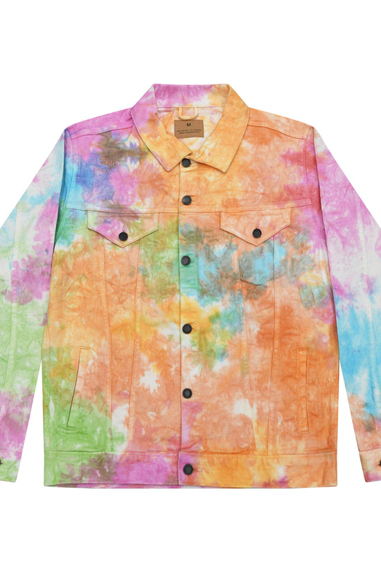 Colortone TieDye Denim Jacket for Unisex Adults