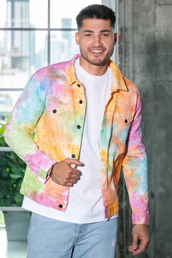 Colortone TieDye Denim Jacket for Unisex Adults