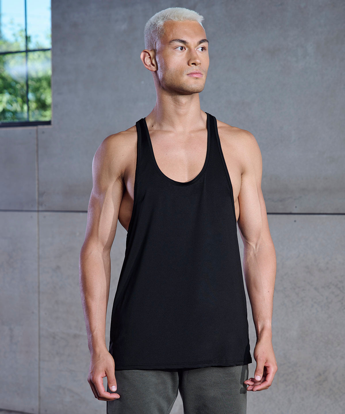 Tombo Muscle Vest Lightweight Athleisurewear for Men