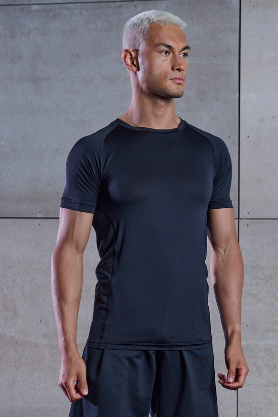 Tombo Slim Fit Performance Tee for Men Athletic Activewear