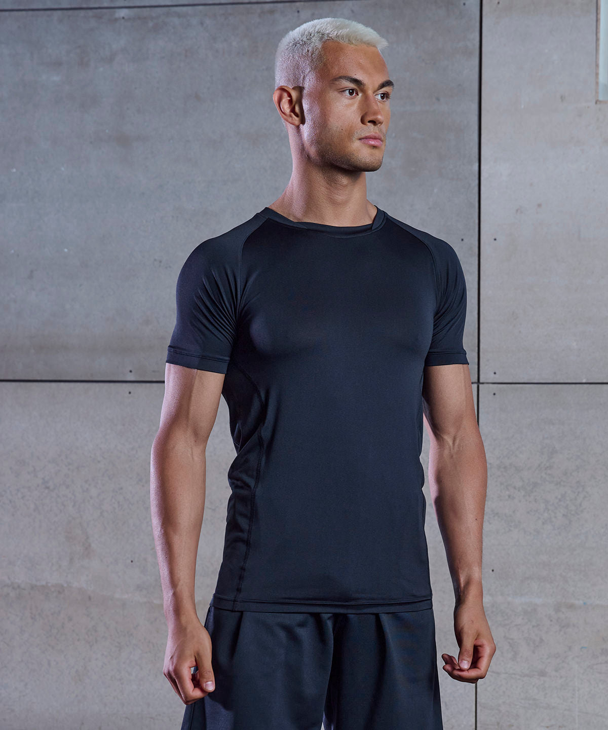 Tombo Slim Fit Performance Tee for Men Athletic Activewear