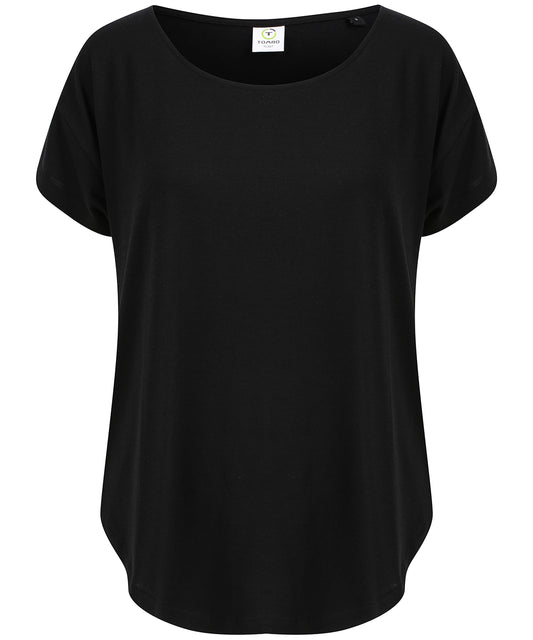 Womens Oversized Scoop Neck TShirt for Sports and Leisure