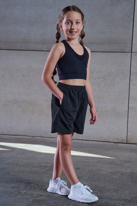 Tombo Kids Track Shorts Unisex Junior Sports Leisure Shorts