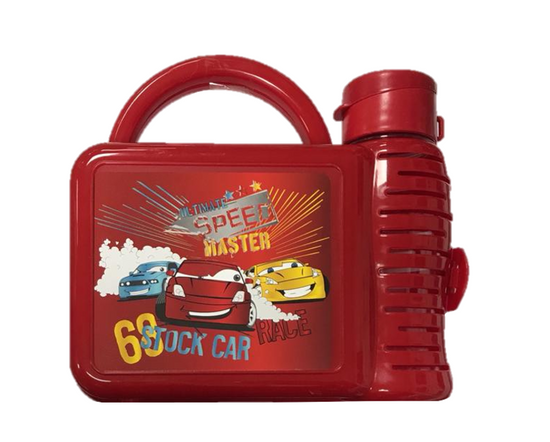Tuffex Childrens Lunch Box with Water Bottle Durable Colorful Set