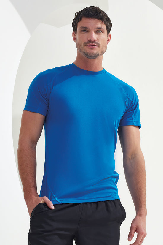 TriDri Panelled Tech Tee for Men Plus Sizes SS 19