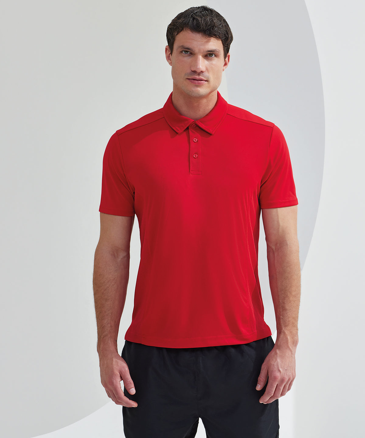 Mens TriDri Panelled Polo Shirt MoistureWicking Technology