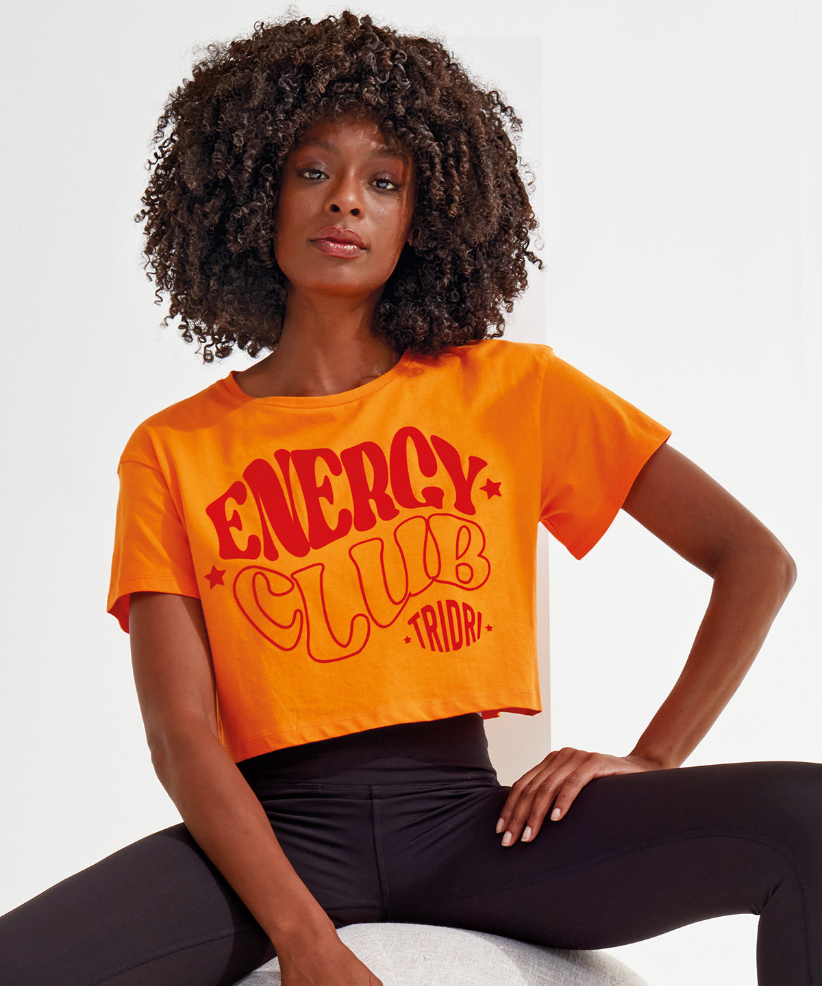 TriDri Womens Crop Top TShirt Comfortable and Stylish Workout Attire