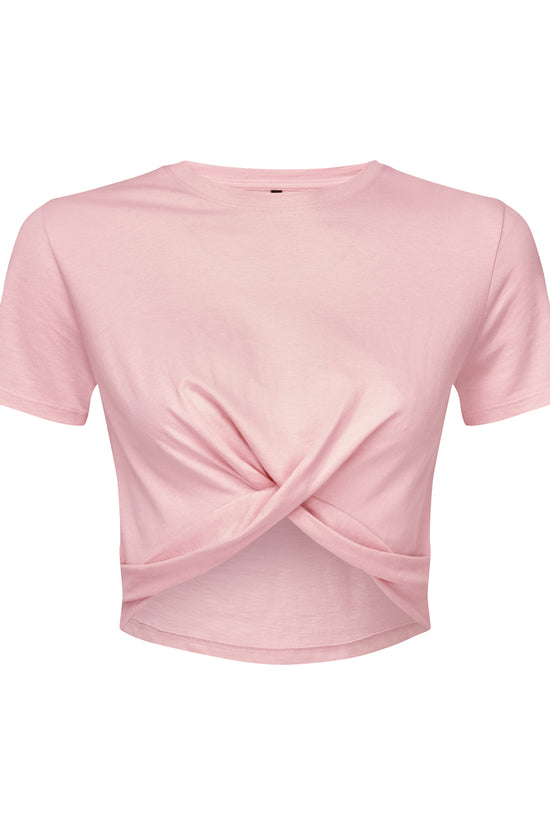 TriDri Womens Twist Crop Top TShirt Athleisurewear