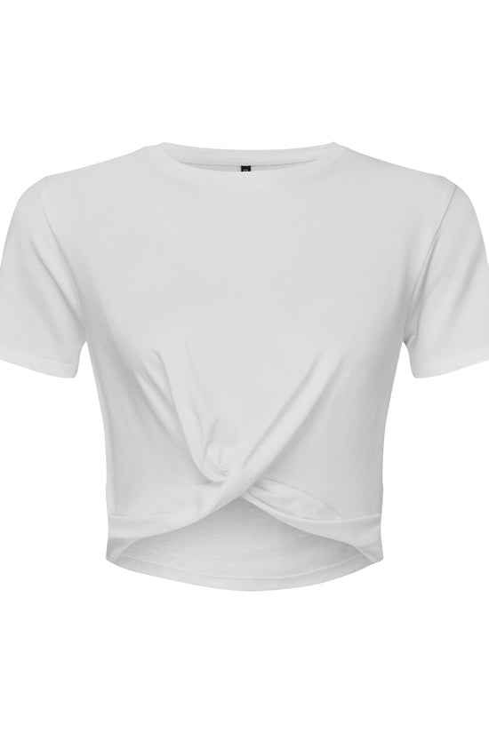 TriDri Womens Twist Crop Top TShirt Athleisurewear
