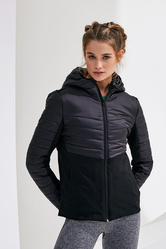 TriDri Womens Insulated Hybrid Jacket with Quilted Detailing