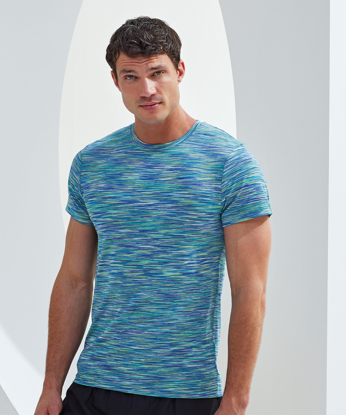 TriDri Space Dye Performance TShirt for Men Adult Activewear