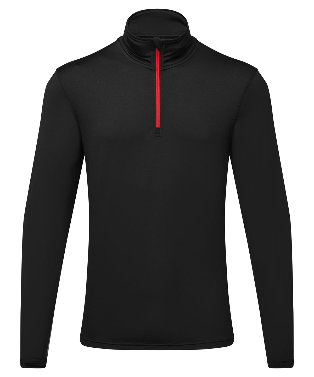 TriDri Recycled Zip Long Sleeve Sports Top for Men