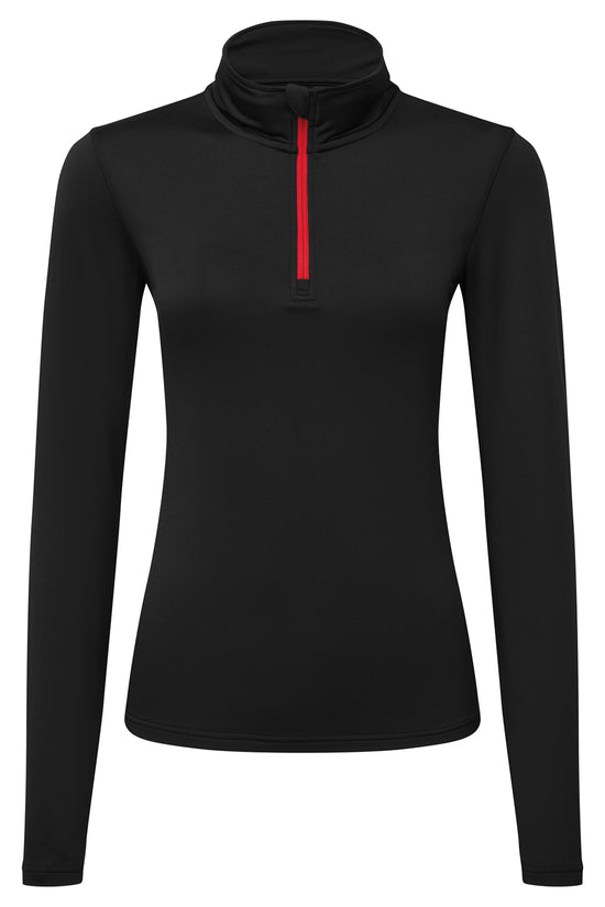 TriDri Womens Recycled Long Sleeve Zip Sports Top
