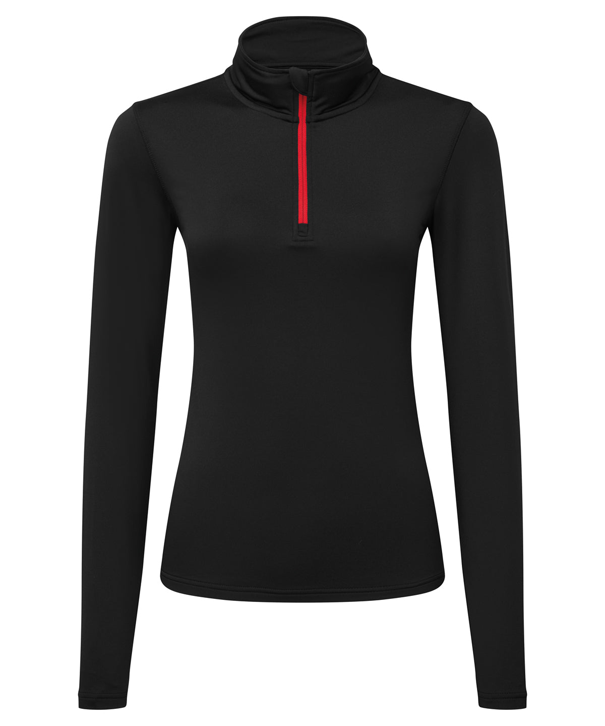 TriDri Womens Recycled Long Sleeve Zip Sports Top