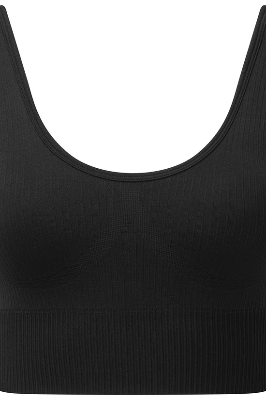 TriDri Ribbed Seamless 3D Multisport Bra with Removable Padding