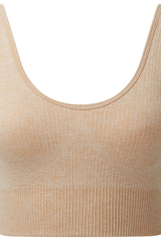 TriDri Ribbed Seamless 3D Multisport Bra with Removable Padding