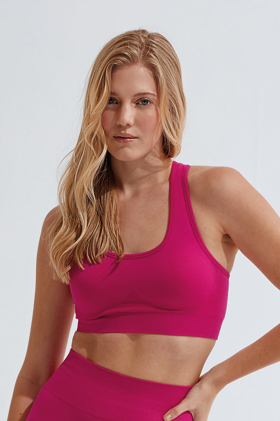 TriDri Seamless Multisport Sculpt Solid Colour Bra for Women