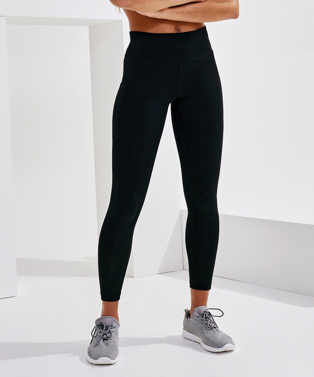 Womens TriDri Performance Leggings with Pockets FullLength Side Panels