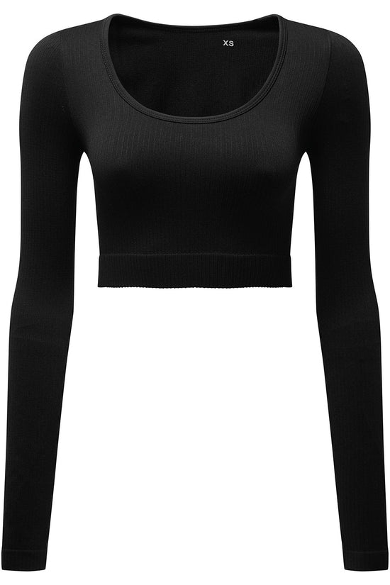 Womens Ribbed Seamless 3D Fit Crop Top TriDri Active