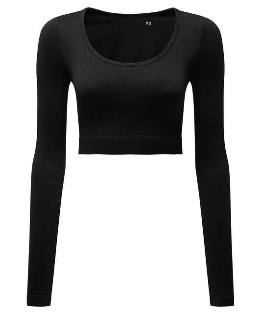 Womens Ribbed Seamless 3D Fit Crop Top TriDri Active
