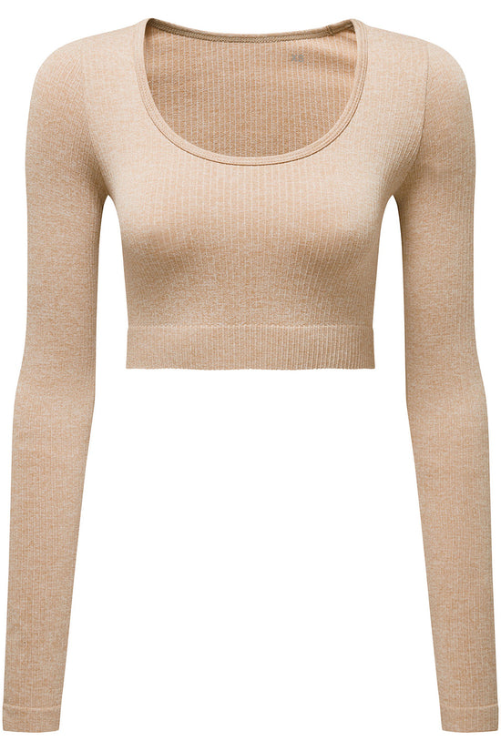 Womens Ribbed Seamless 3D Fit Crop Top TriDri Active