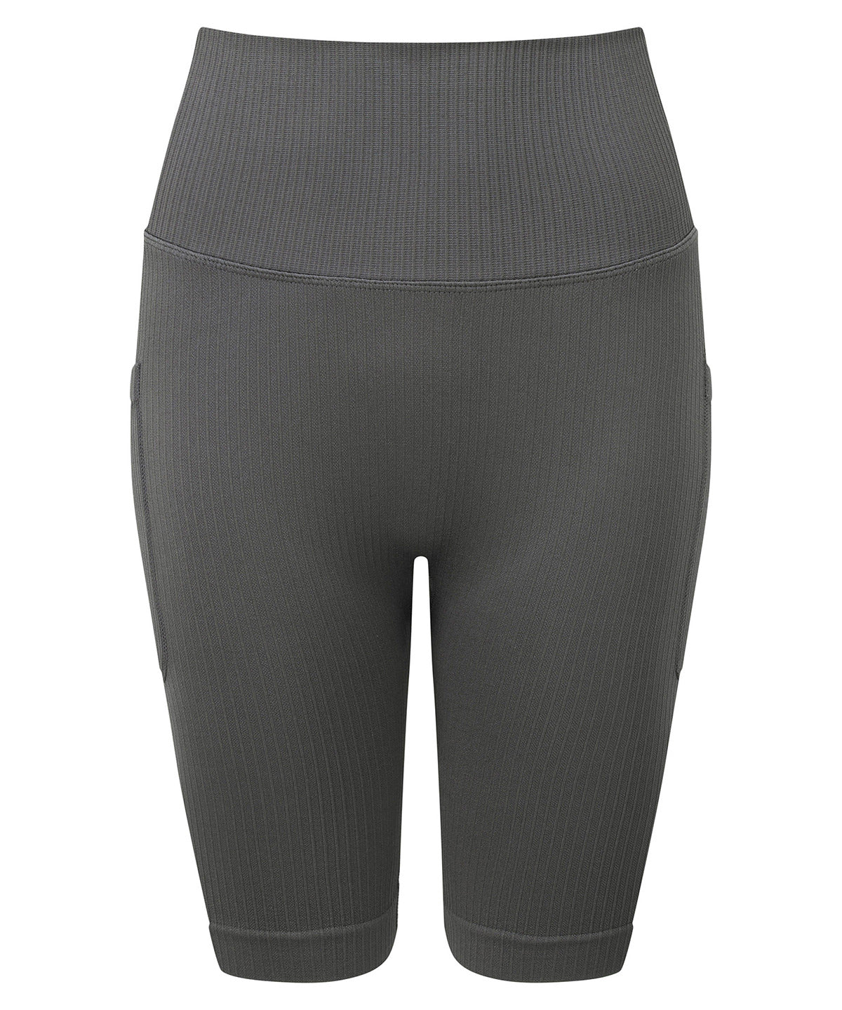 Womens Ribbed Seamless Cycle Shorts HighWaisted Fit