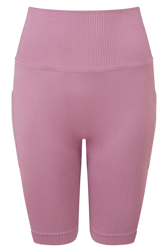 Womens Ribbed Seamless Cycle Shorts HighWaisted Fit