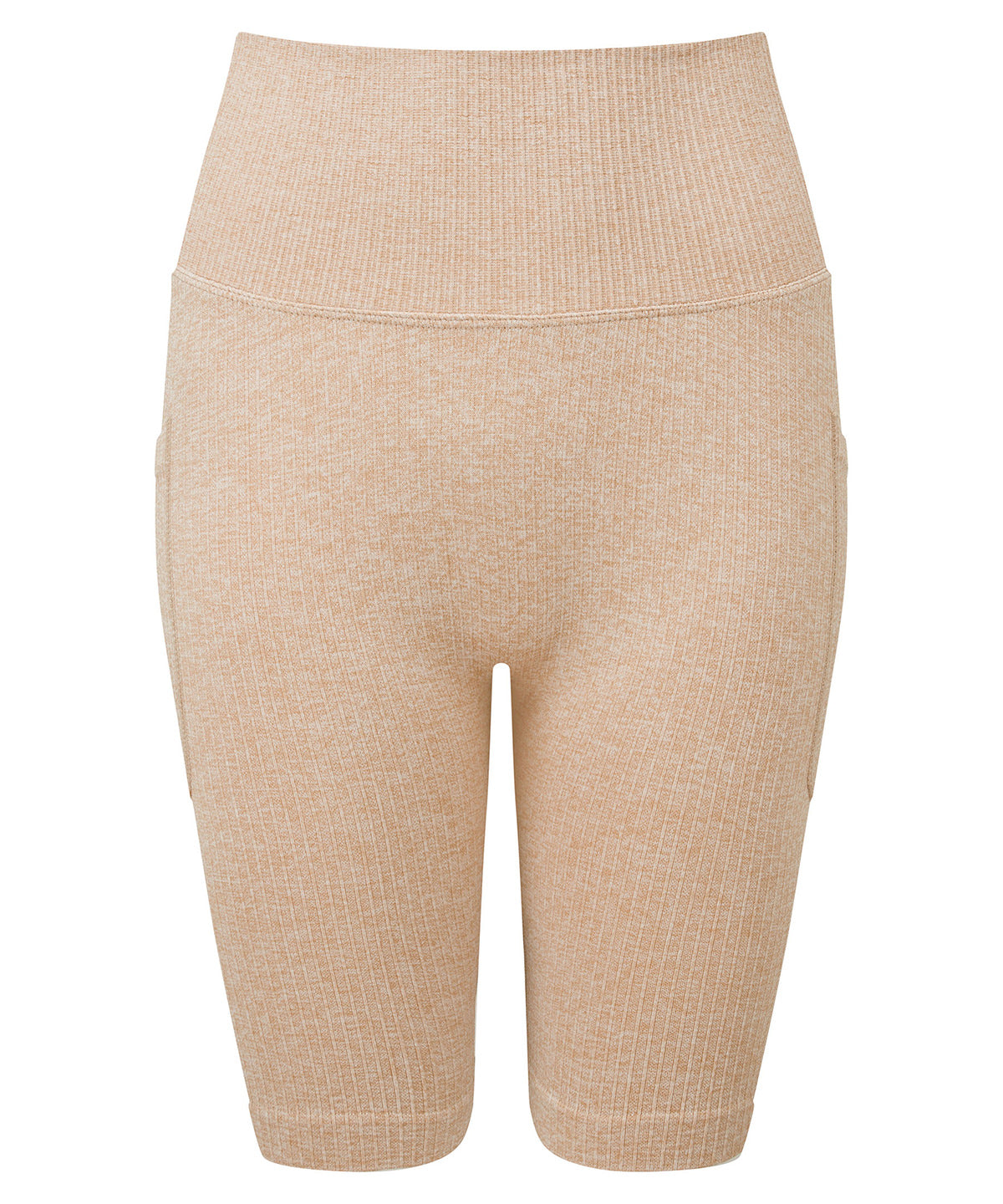 Womens Ribbed Seamless Cycle Shorts HighWaisted Fit