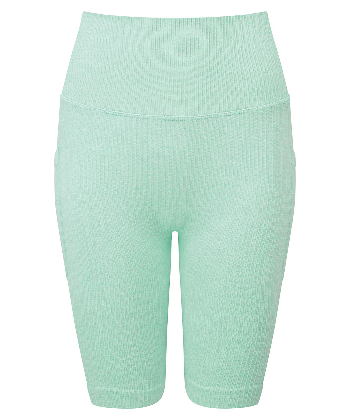 Womens Ribbed Seamless Cycle Shorts HighWaisted Fit