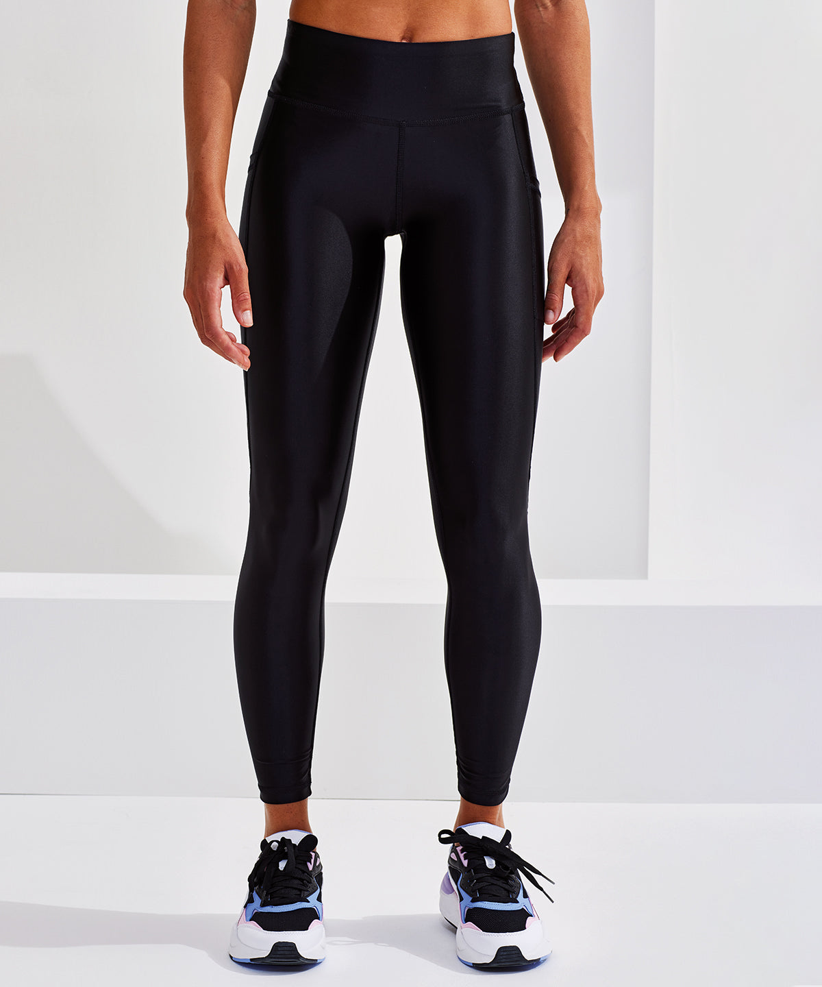 TriDri Womens HighShine Leggings with Pockets