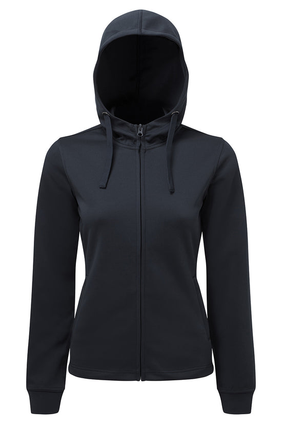 TriDri Spun Dyed Full Zip Hoodie Womens Performance Hooded Jacket