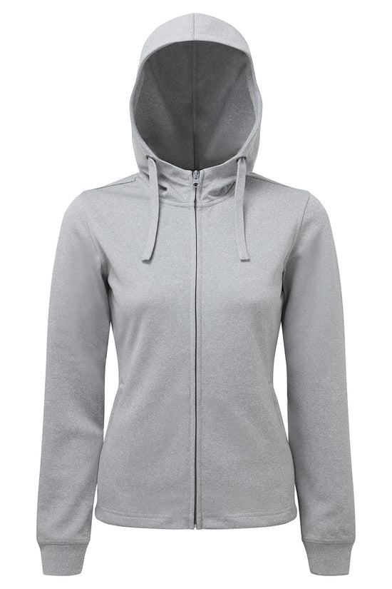 TriDri Spun Dyed Full Zip Hoodie Womens Performance Hooded Jacket