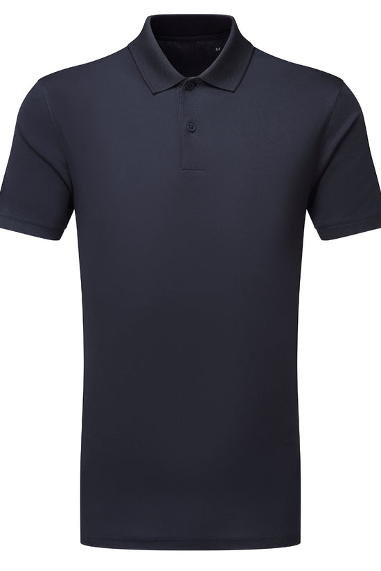 Mens Textured Recycled Performance Polo Shirt