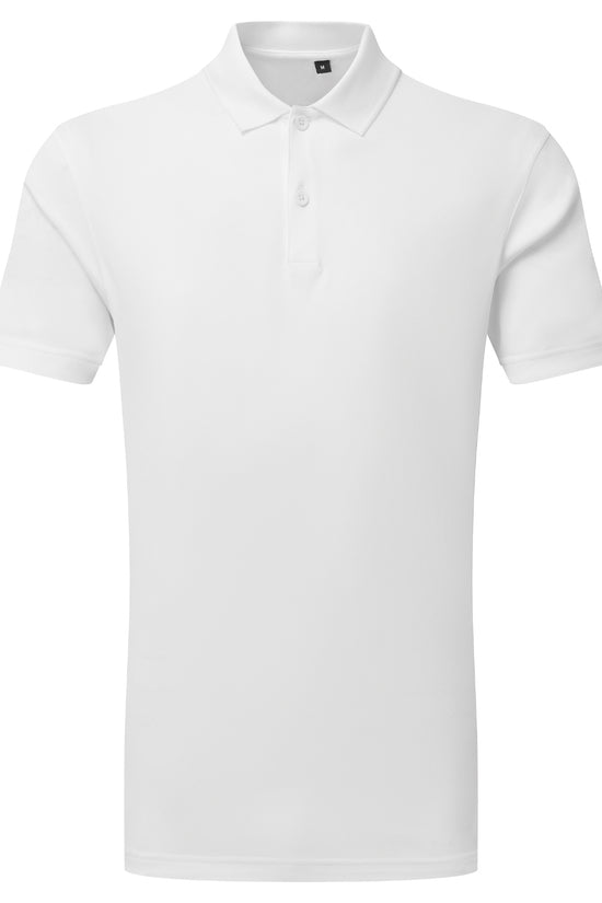 Mens Textured Recycled Performance Polo Shirt