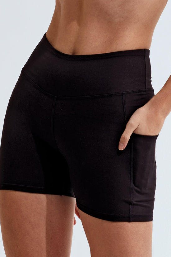TriDri Womens Recycled Micro Shorts with Pocket SoftStretch Fabric