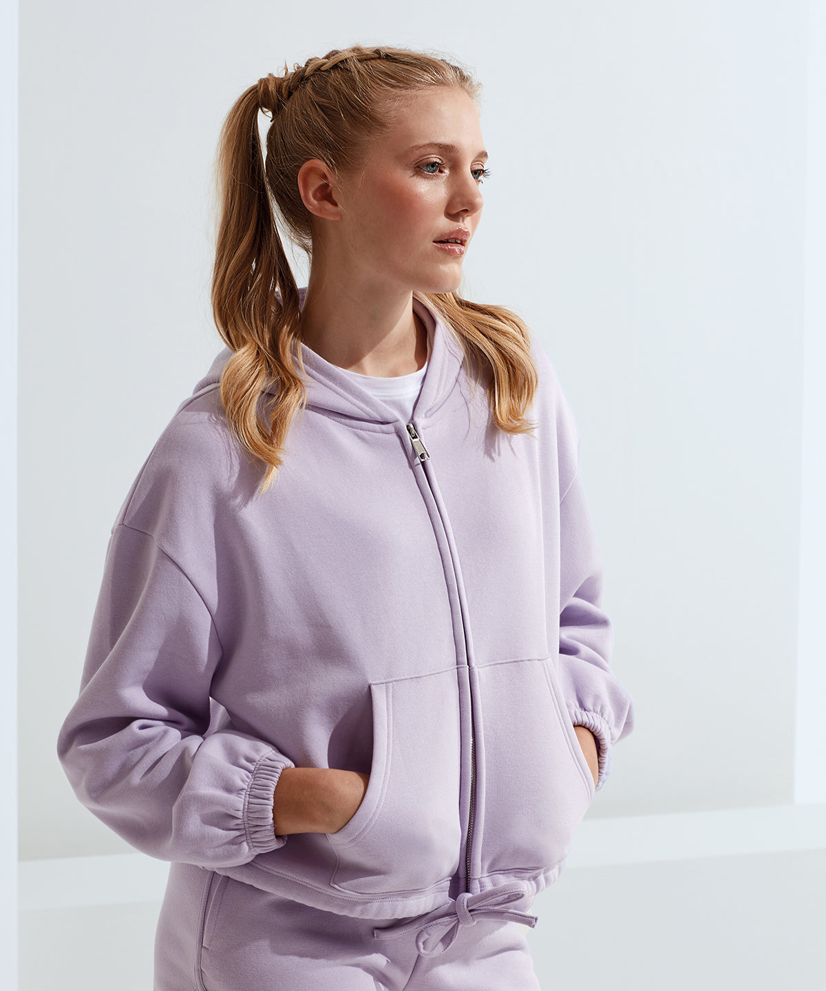 TriDri Recycled Drawstring FullZip Hoodie for Women