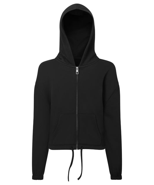 Kids Recycled Oversized Cropped FullZip Hoodie