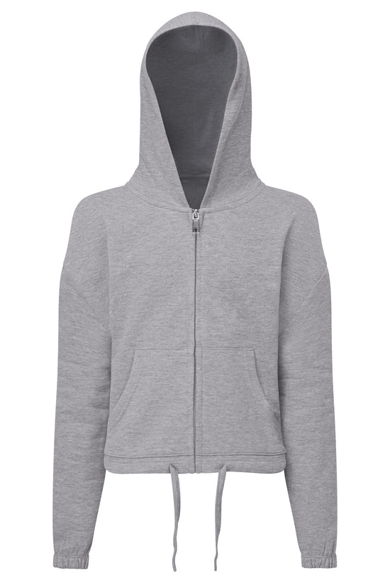 Kids Recycled Oversized Cropped FullZip Hoodie