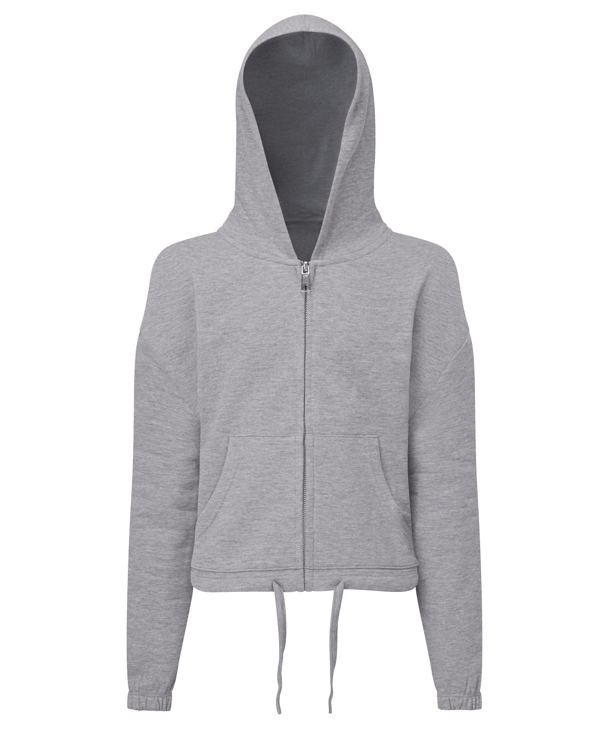 Kids Recycled Oversized Cropped FullZip Hoodie