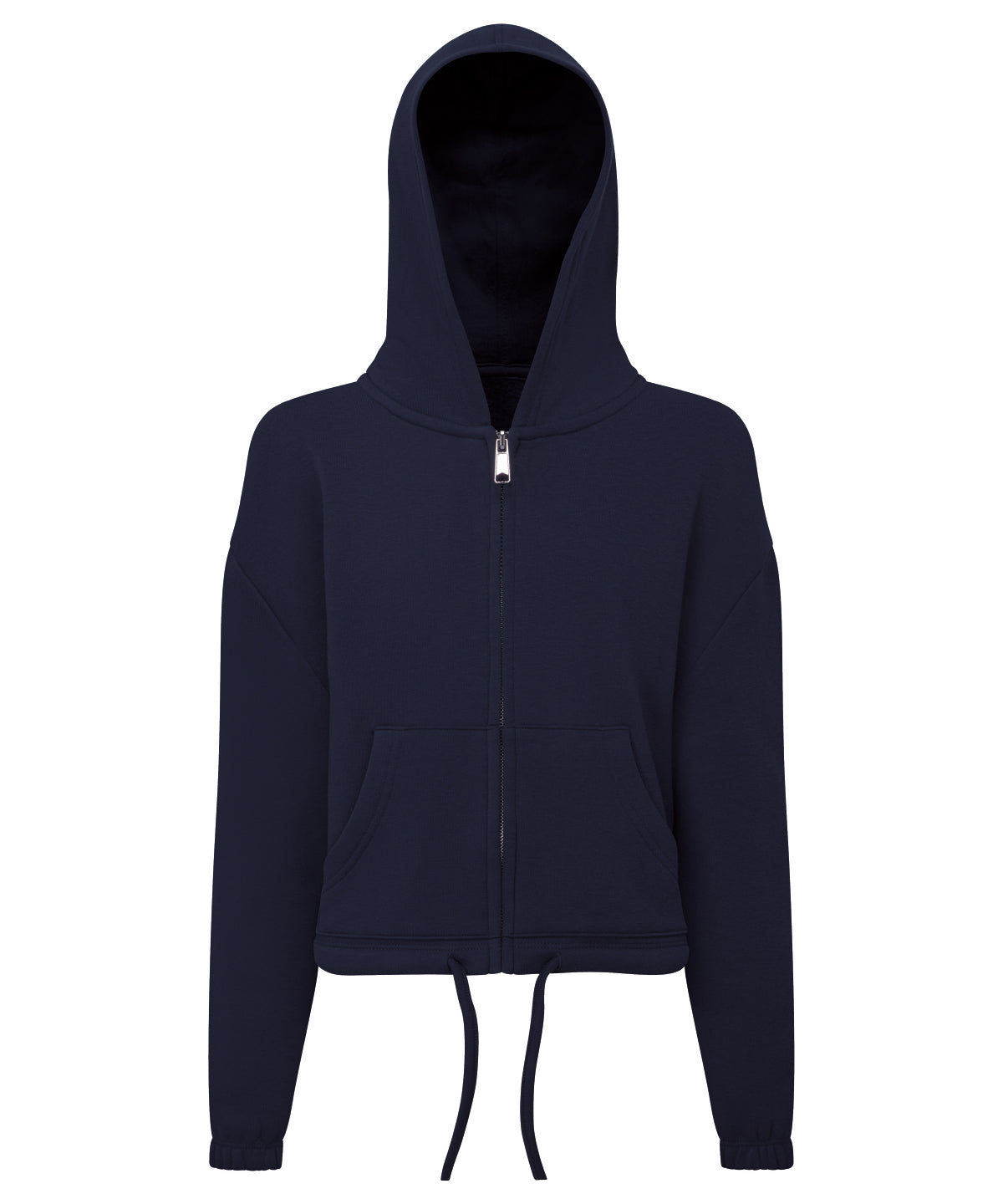 Kids Recycled Oversized Cropped FullZip Hoodie