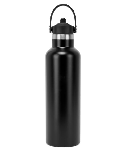 TriDri Vacuum Sports Water Bottle with FlipUp Straw Stay Hydrated on the Go