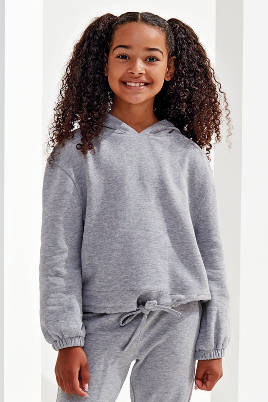 TriDri Kids Cropped Oversize Hoodie for Unisex Kids