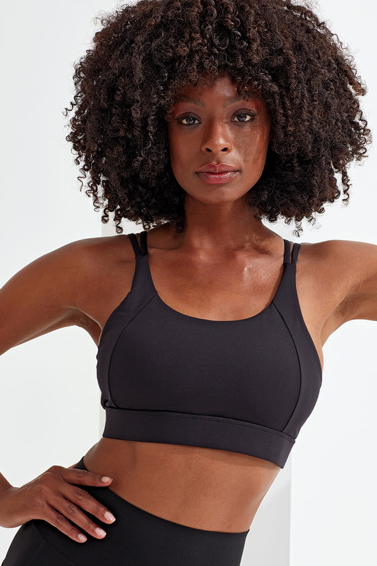 TriDri Crossback Sports Bra Medium Impact Support