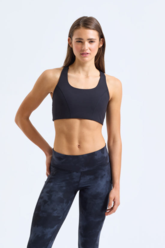 TriDri Womens Recycled HighImpact Sports Bra Black