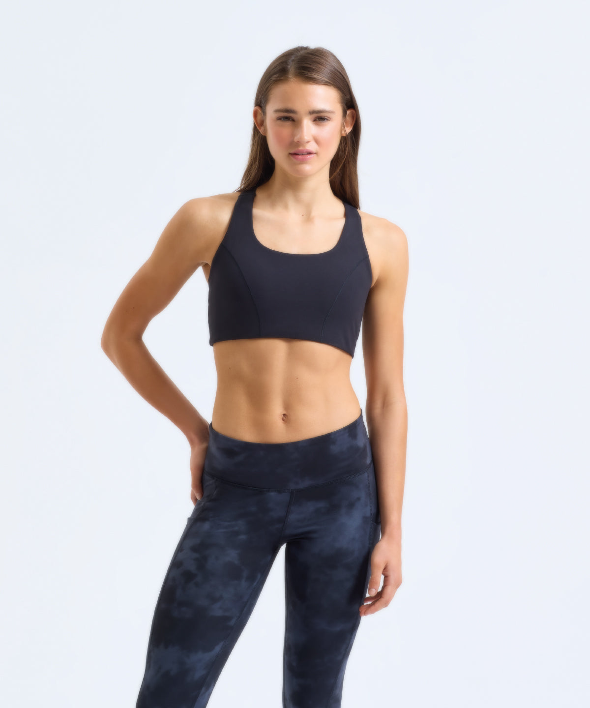 TriDri Womens Recycled HighImpact Sports Bra Black